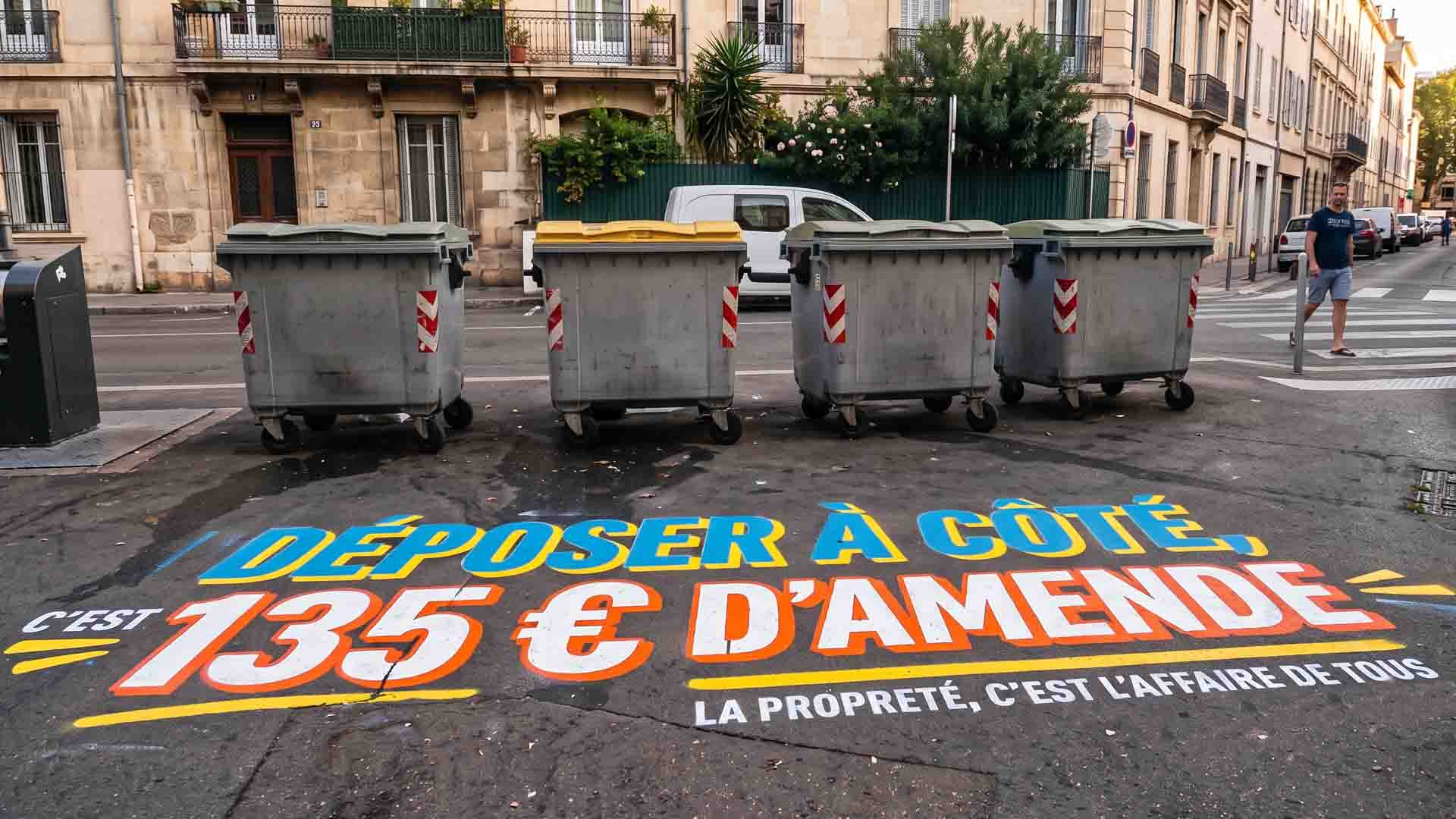 Marquage au sol propreté