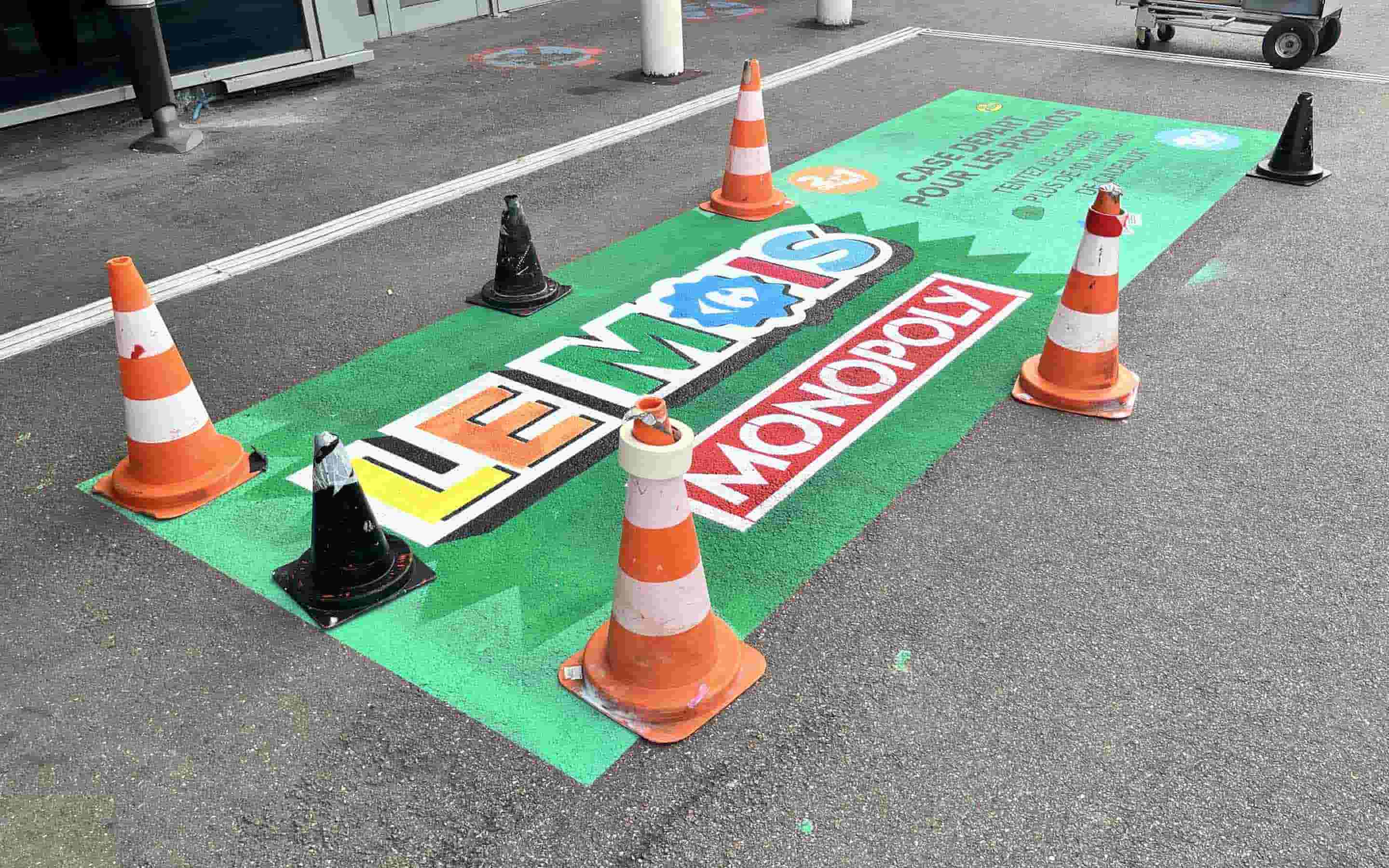 Marquage au sol Monopoly